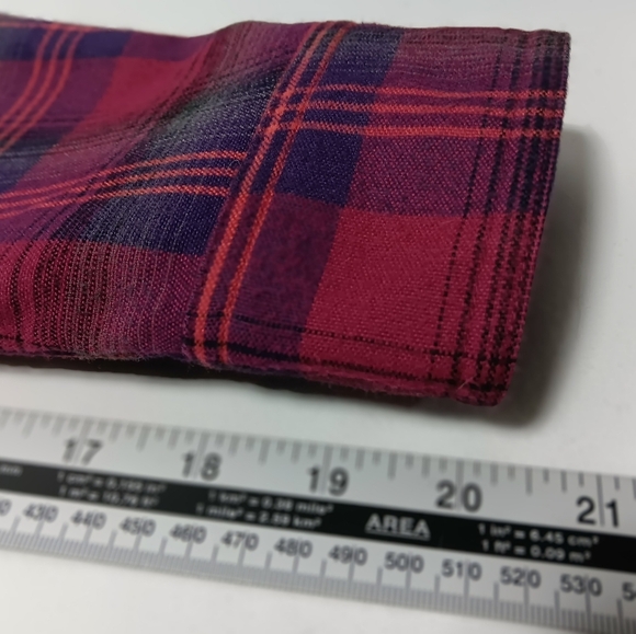 Ladies Burton Dry Ride Extremely soft flannel long-sleeved button down shirt. L - Picture 5 of 8